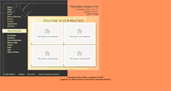 Desktop Screenshot of christopherjuchnodmd.com